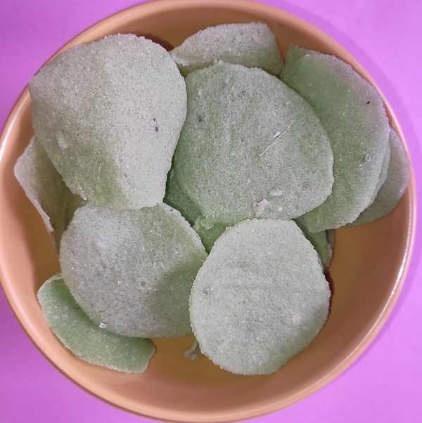 Potato Green Chilli Papad | Batata Green Chilli Papad | बटाटा हिरवी मिरची चे पापड